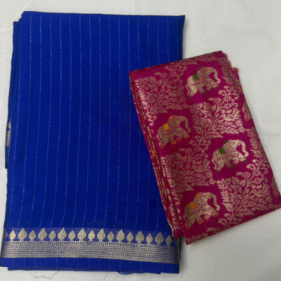 Mysore Crepe Silk Saree