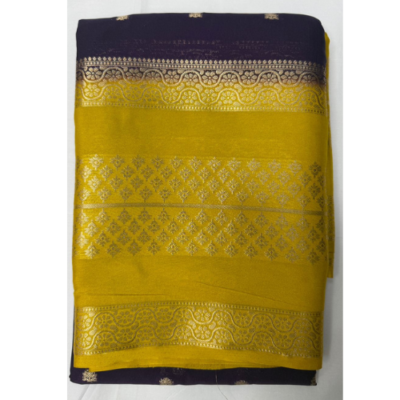 Mysore Crepe Silk Saree