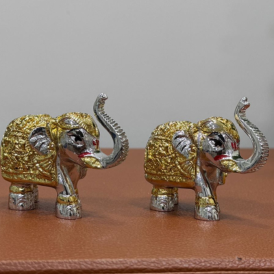 Gold electroplated Elephant