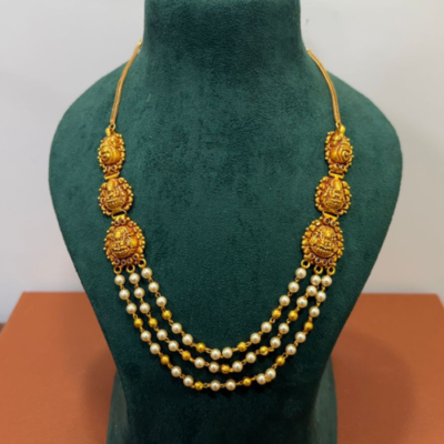 Pure 92.5 silver Pearl Chain