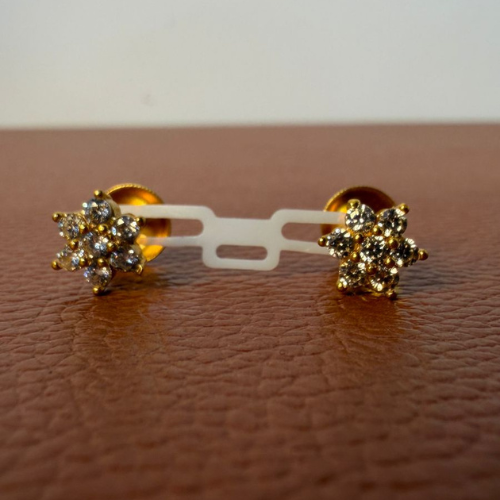 Untitled design - 2026-04-13T164921.460 Pure 92.5 Silver Stone Earrings - Image 1